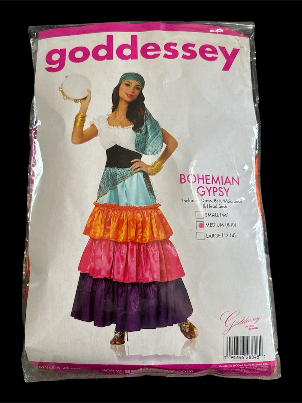 Goddessey Halloween Bohemian Gypsy Costume Women’s M Used